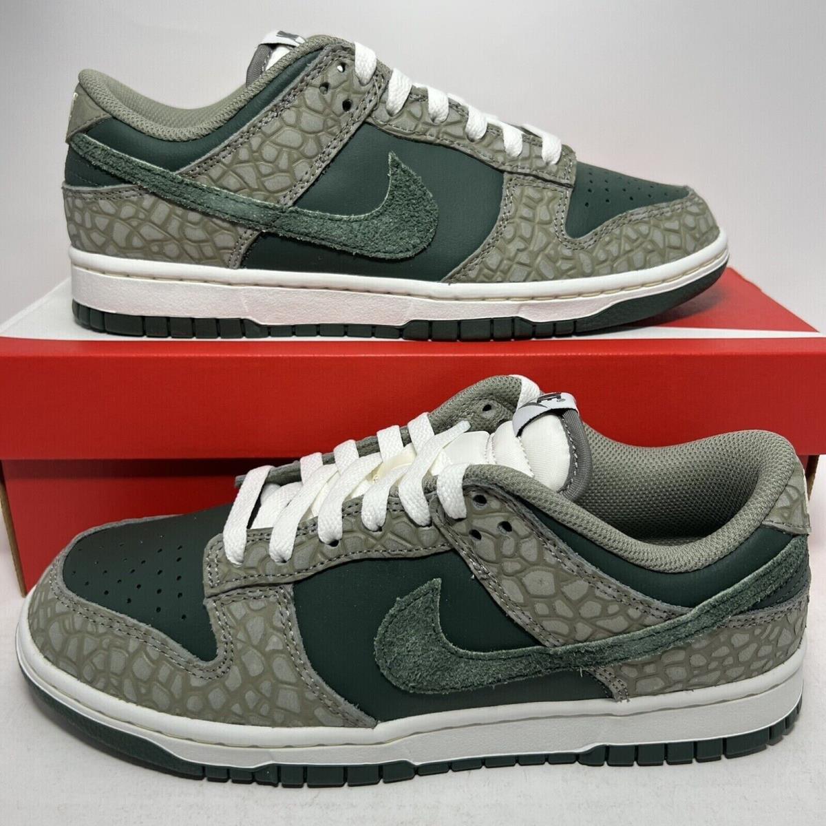 Size 11 Nike Dunk Low Retro Prm Urban Landscape 2.0 Dark Stucco/vintage Green - Green