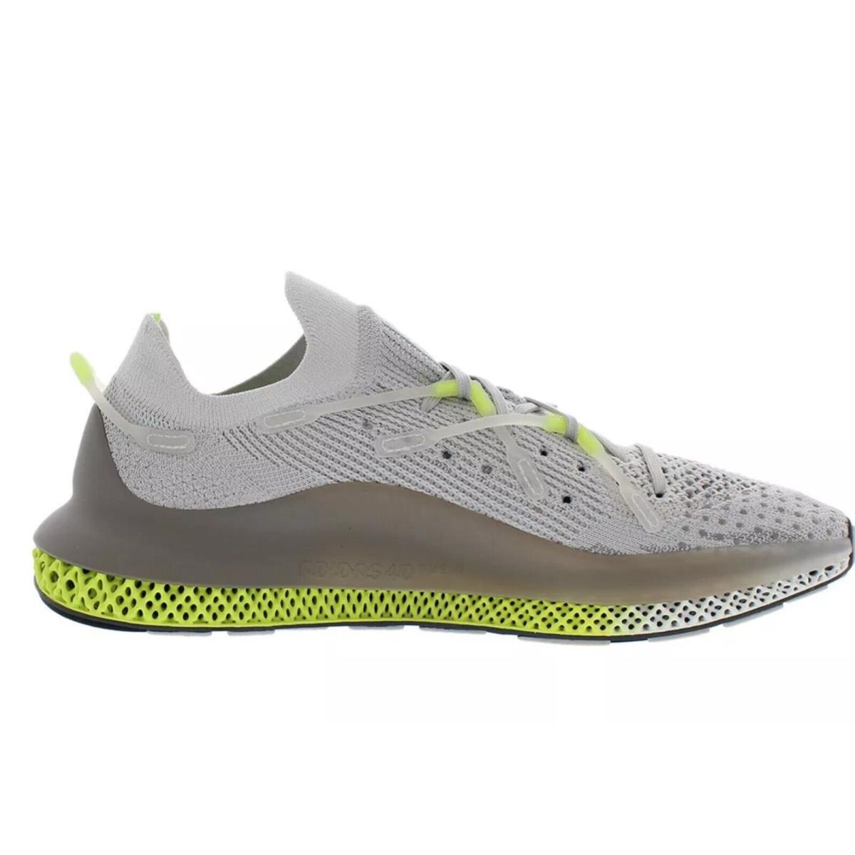 Adidas Originals 4D Fusio Mens Shoes Size 14 Color: Grey/off-white/yellow - Main: Grey