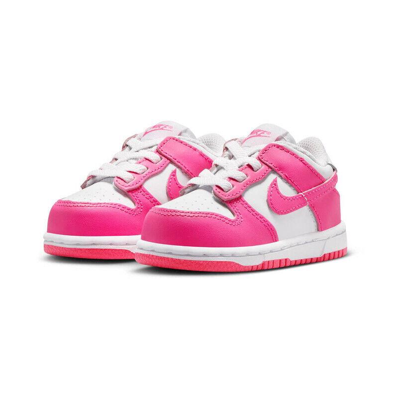 Boys Toddler Nike Dunk Low_white/laser Fuchsia FB9107-102-SIZE 10 - WHITE/LASER FUCHSIA