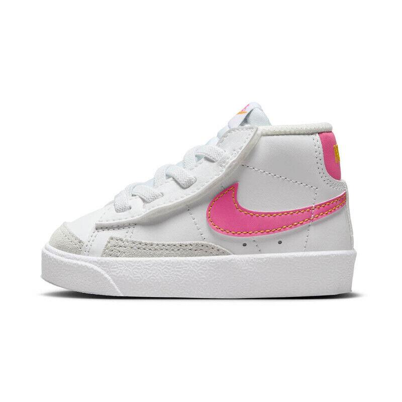 Boys Toddler Nike Blazer Mid 77_SUMMIT White/pinksicle DA4088-118-SIZE 8 - SUMMIT WHITE/PINKSICLE-UNIVERSITY GOLD