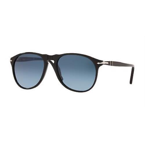 Persol PO 9649S Black Azure Gradient Blue 95/Q8 Sunglasses
