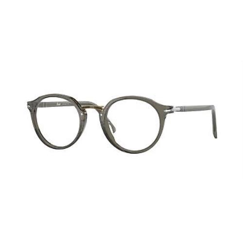 Persol PO3185V 1103 Phantos Taupe Grey Demo Lens 48 mm Men`s Eyeglasses