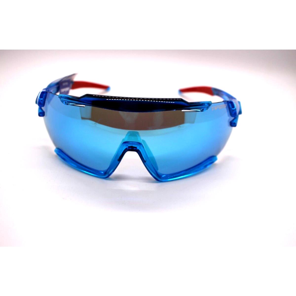 Tifosi Aethon Clear Blue Mirrored 3 Interchangeable Lenses