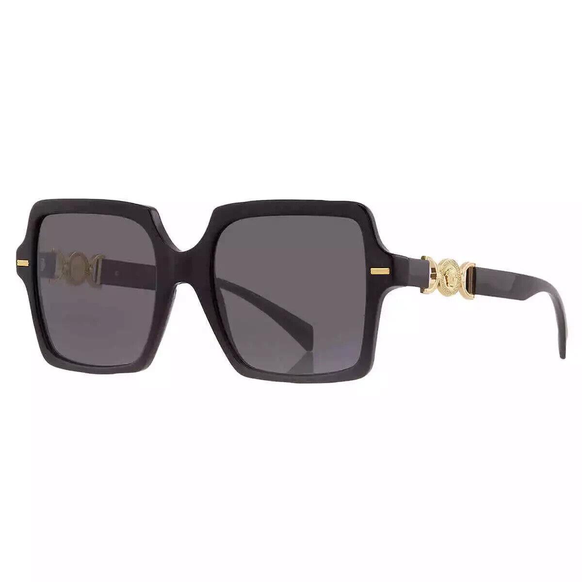 Versace Dark Grey Square Ladies Sunglasses VE4441 GB1/87 55 VE4441 GB1/87 55