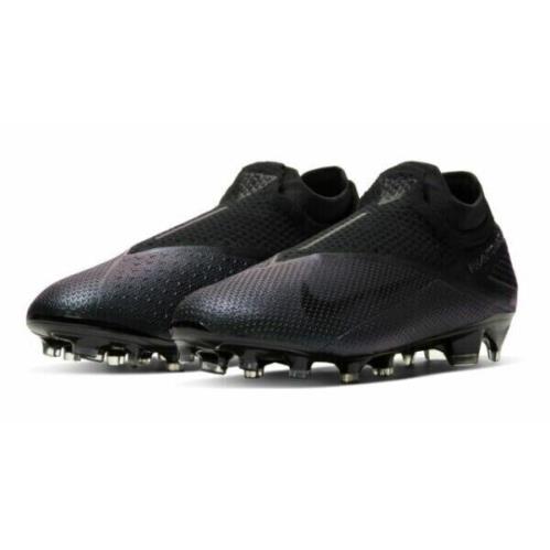 Nike Phantom Vision 2 Elite DF FG Black Mens Size 4.5 - Black