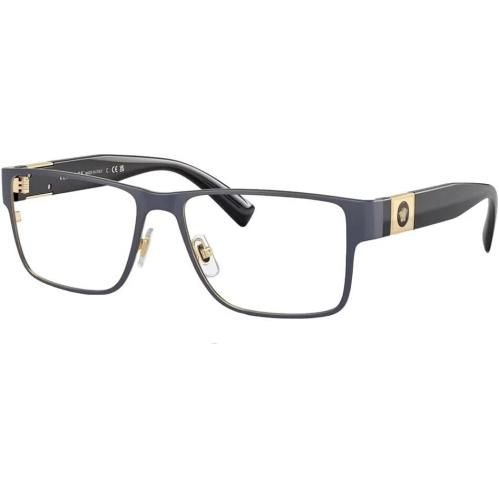 Versace VE 1274 1468 55mm Black and Gold Unisex Eyeglasses