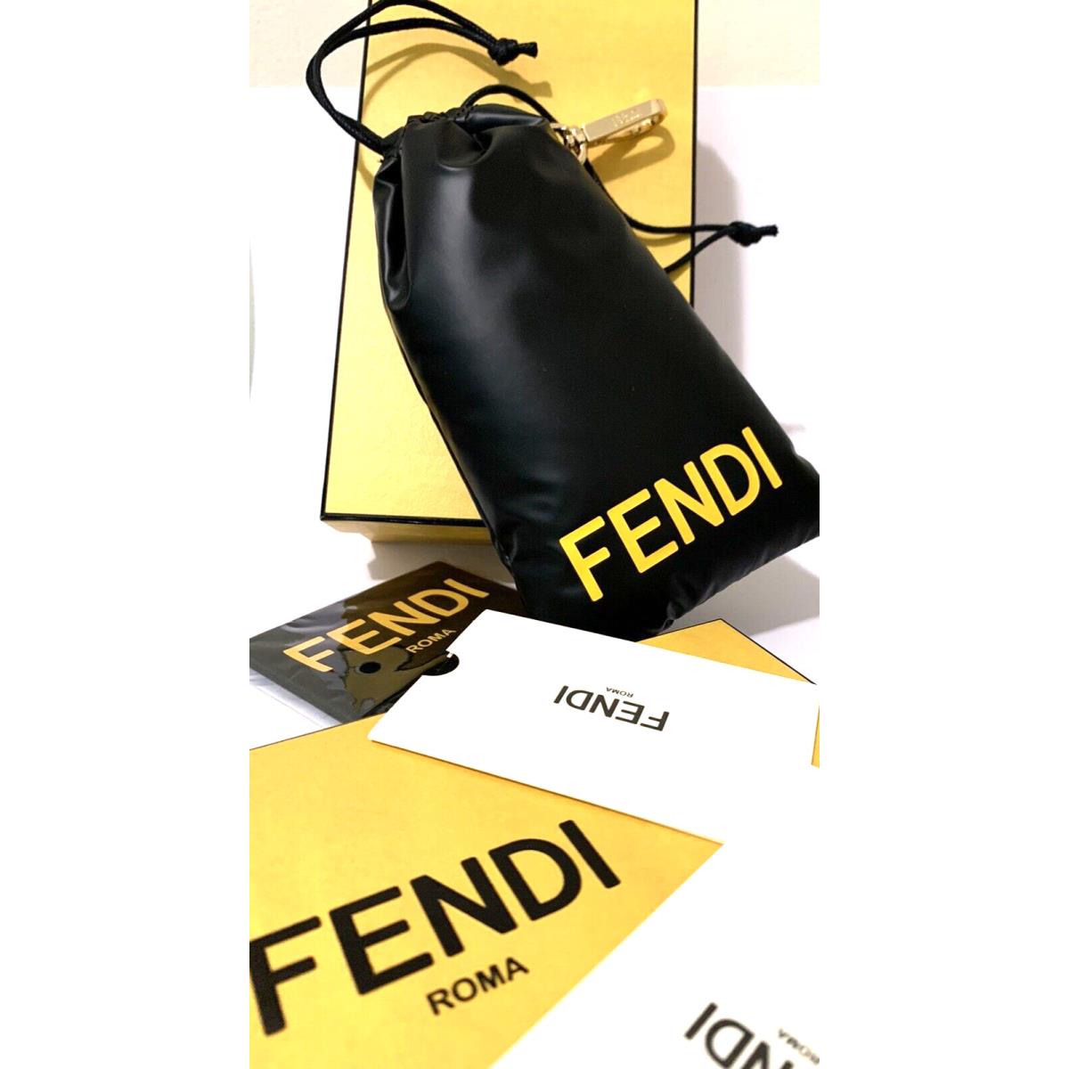 Fendi Soft Case Sunglasses Attachment Cushioned Pouch Drawstring Little Bag