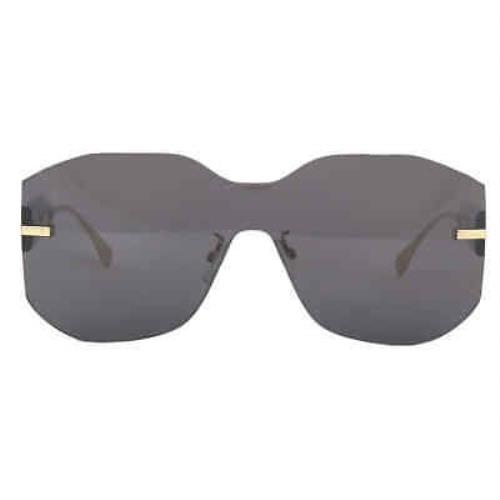 Fendi Grey Shield Ladies Sunglasses FE40067U 30A 00 FE40067U 30A 00
