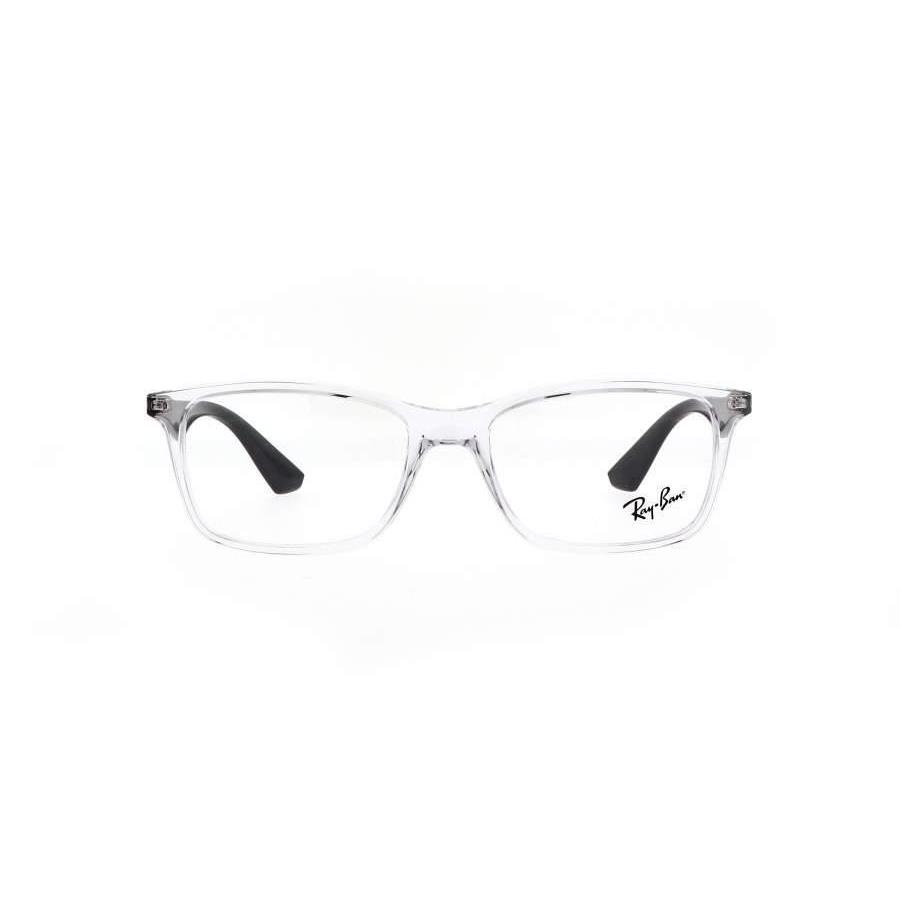 Ray Ban RB7047 5943 Eyeglasses Transparent Black 50-18-145