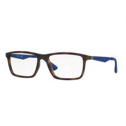 Ray Ban RX7056-5644-53 Havana Blue Eyeglasses