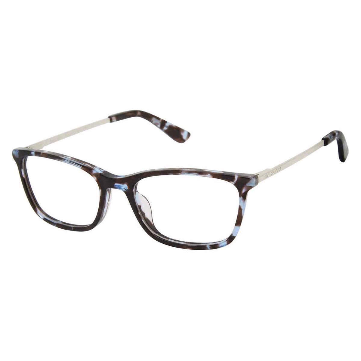 Juicy Couture 317 Eyeglasses Kids Blue Havana Rectangle 49mm