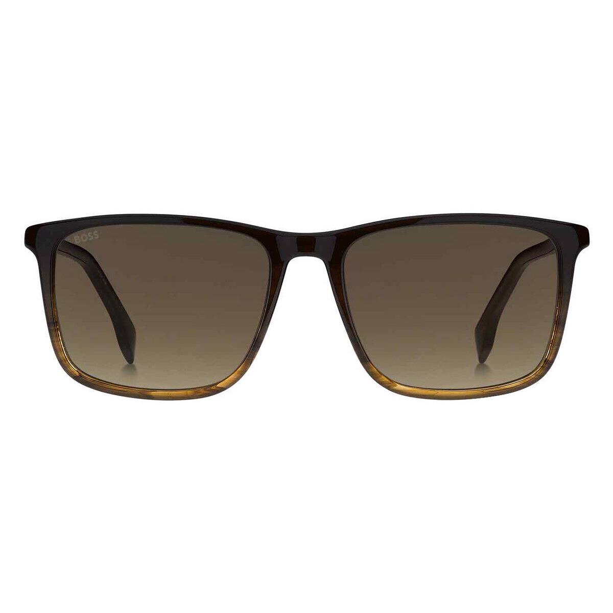 Boss 1434/S Sunglasses Brown Horn Brown Gradient 56mm