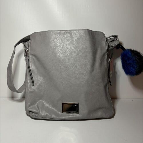 Juicy Couture Grey Hobo Tote Silver Hardware