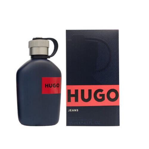 Hugo Boss Men`s Jeans 4.2 oz / 125 ml Eau De Toilette Spray
