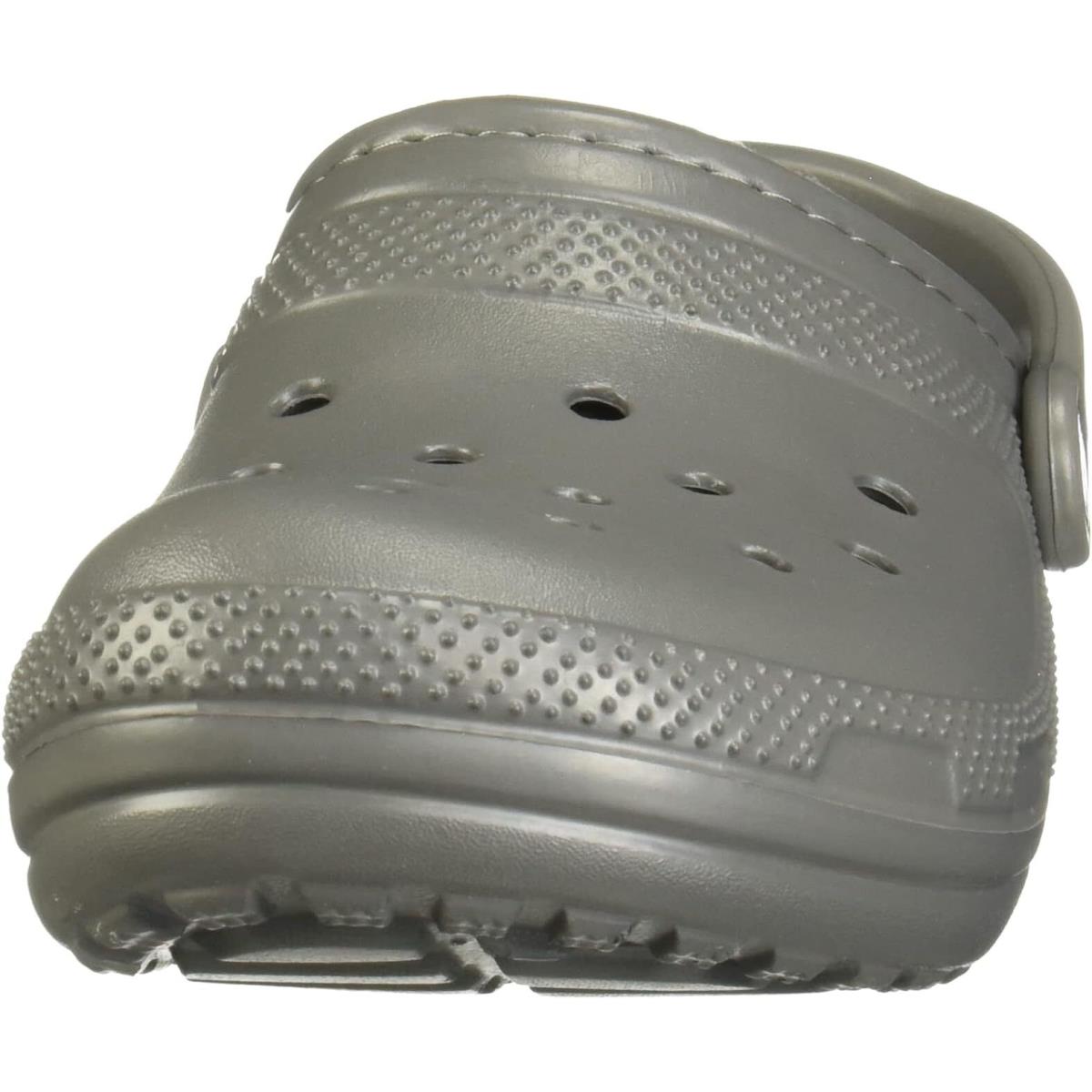 Crocs Unisex Adult Classic Lined Clog Slate Grey/smoke Size M4