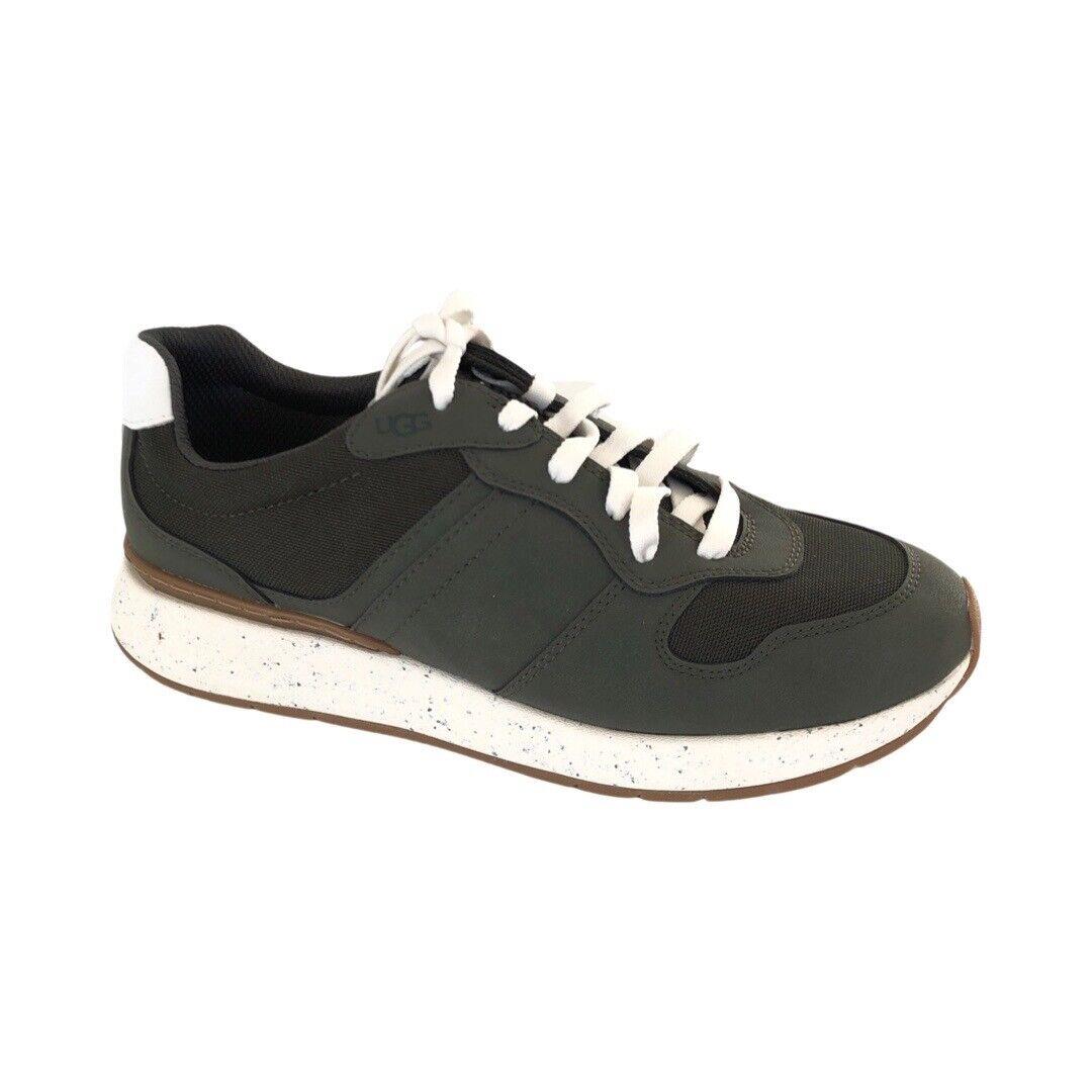 Ugg Women`s Retrainer Leather Sneakers Shoes Forest Night Green 1136855