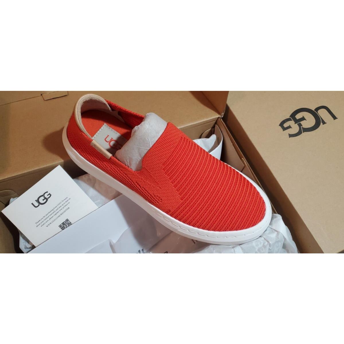 Ugg Women`s Alameda Sammy Sneaker Red Pepper Size 5 US - Red Pepper