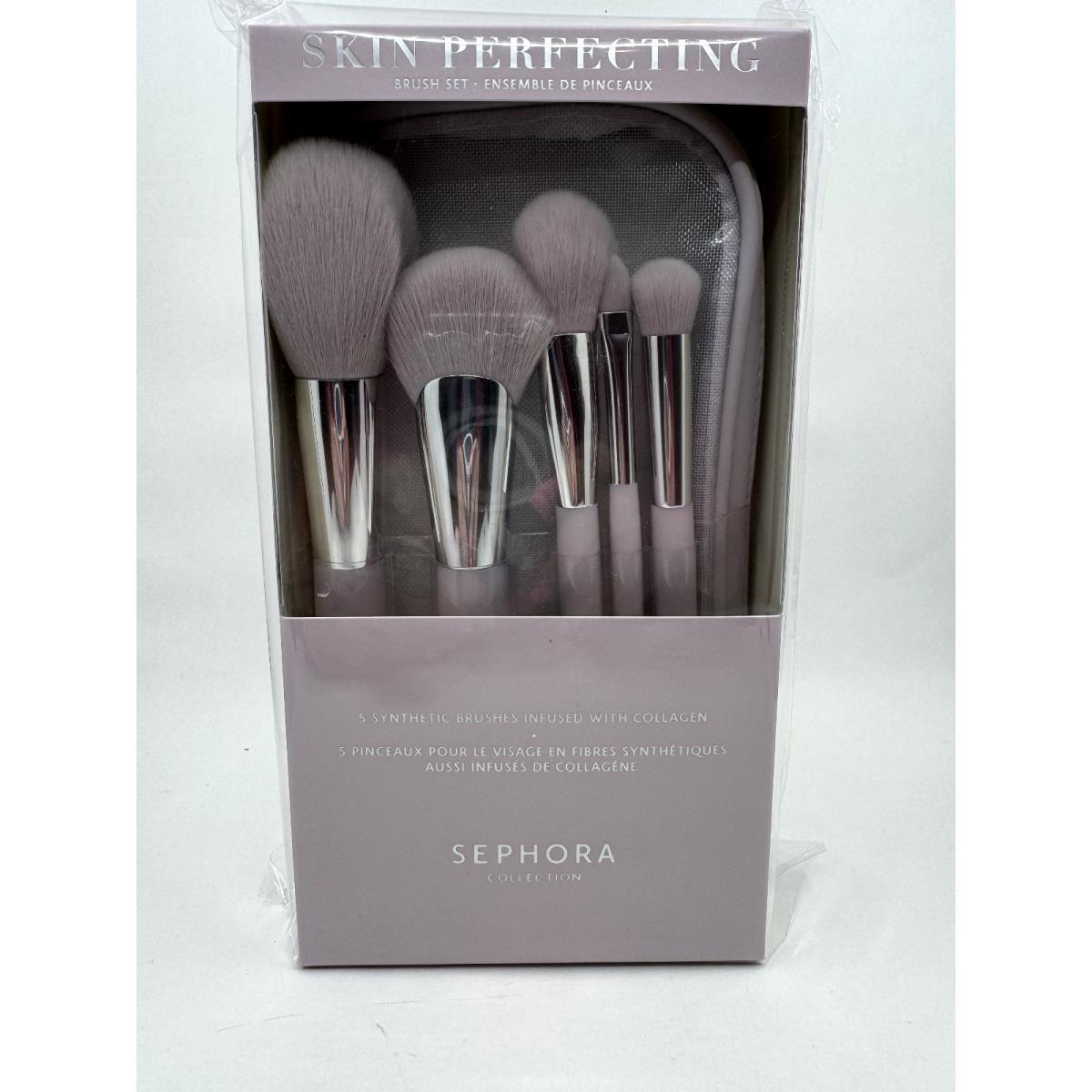 Sephora Collection Skin Perfecting Brush Set 5 pc Pink Brush
