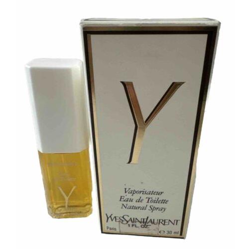 Y By Yves Saint Laurent Women 1.0OZ Edt Spray IN Damage Box Rare