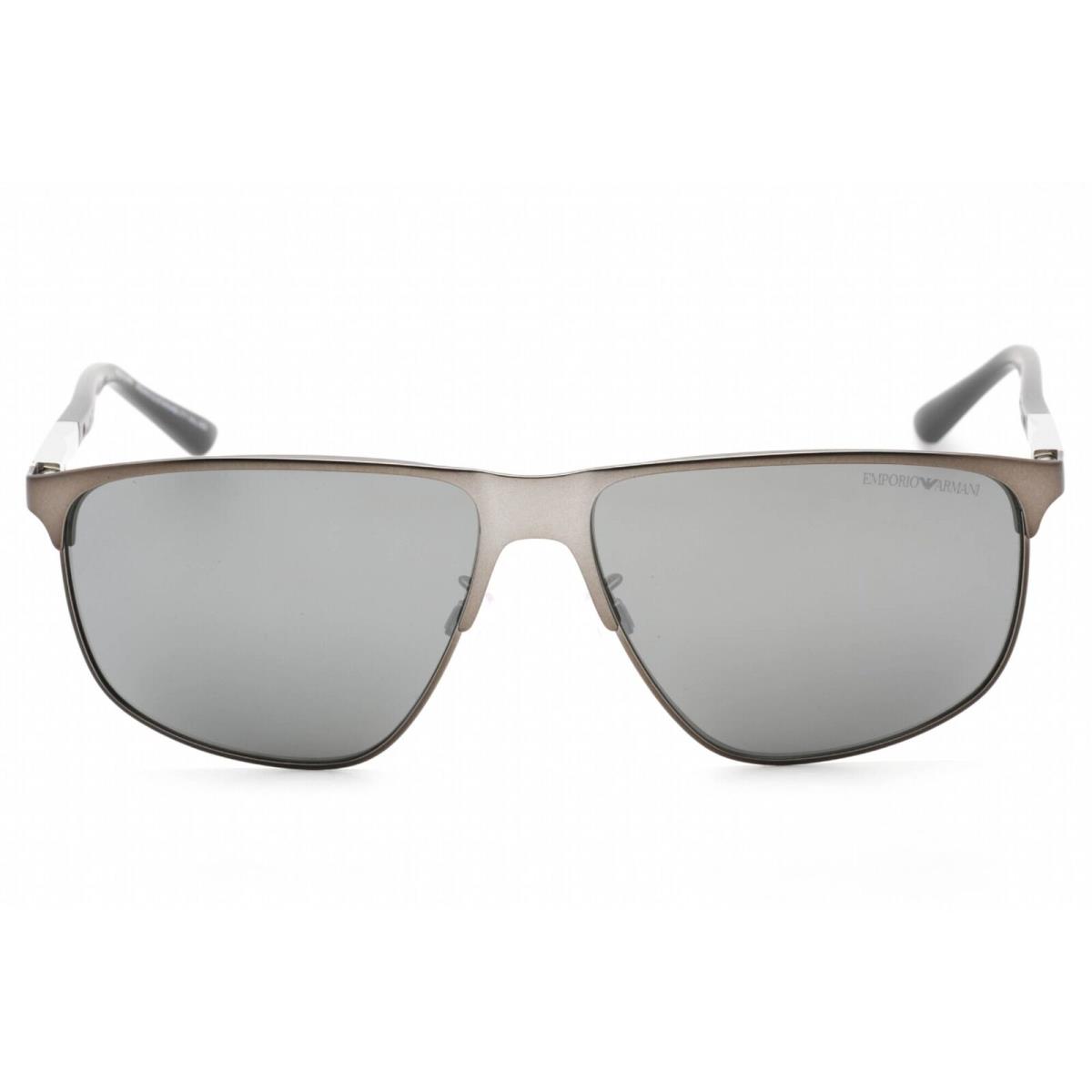 Emporio Armani Men`s Sunglasses Matte Gunmetal Metal Full Rim 0EA2094 30036G