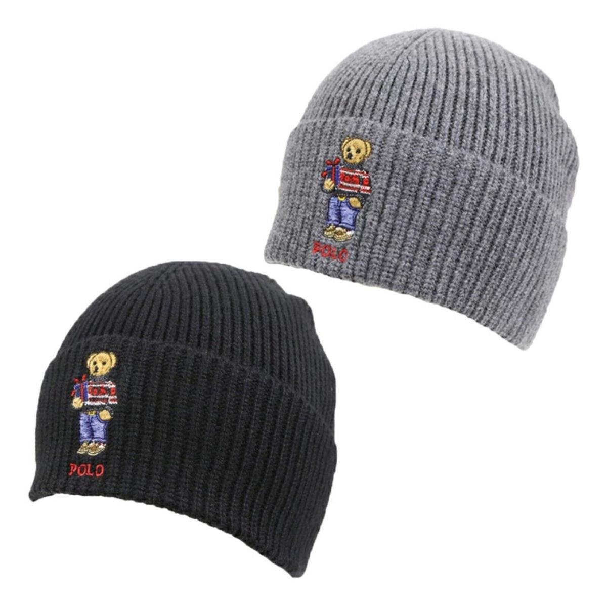 Polo Ralph Lauren Polo Bear Stocking Cap Hat Watch Cap Beanie - 2 Colors