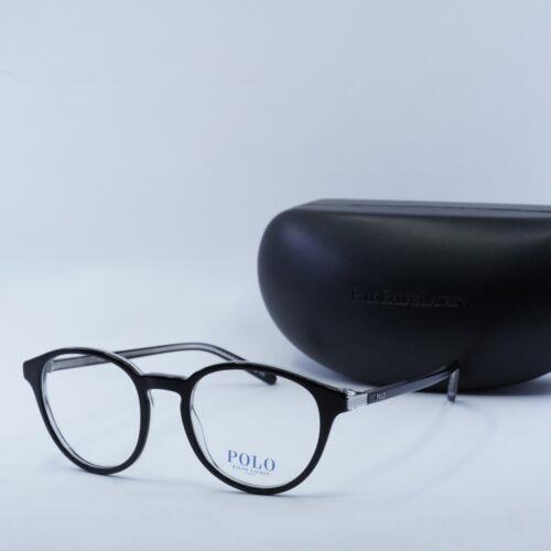 Polo Ralph Laurent PH2252 6026 Shiny Black On Crystal 50mm Eyeglasses