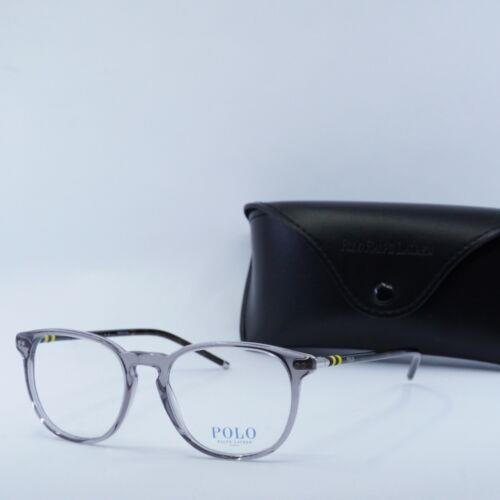 Polo Ralph Laurent PH2225 5413 Shiny Transparent Grey 52mm Eyeglasses