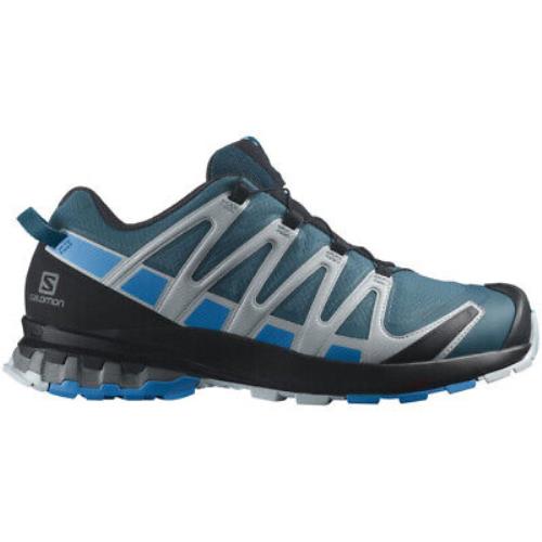 Salomon Men`s XA Pro 3D v8 Gore-tex Trail Running Shoe Legion Blue/blithe/pearl