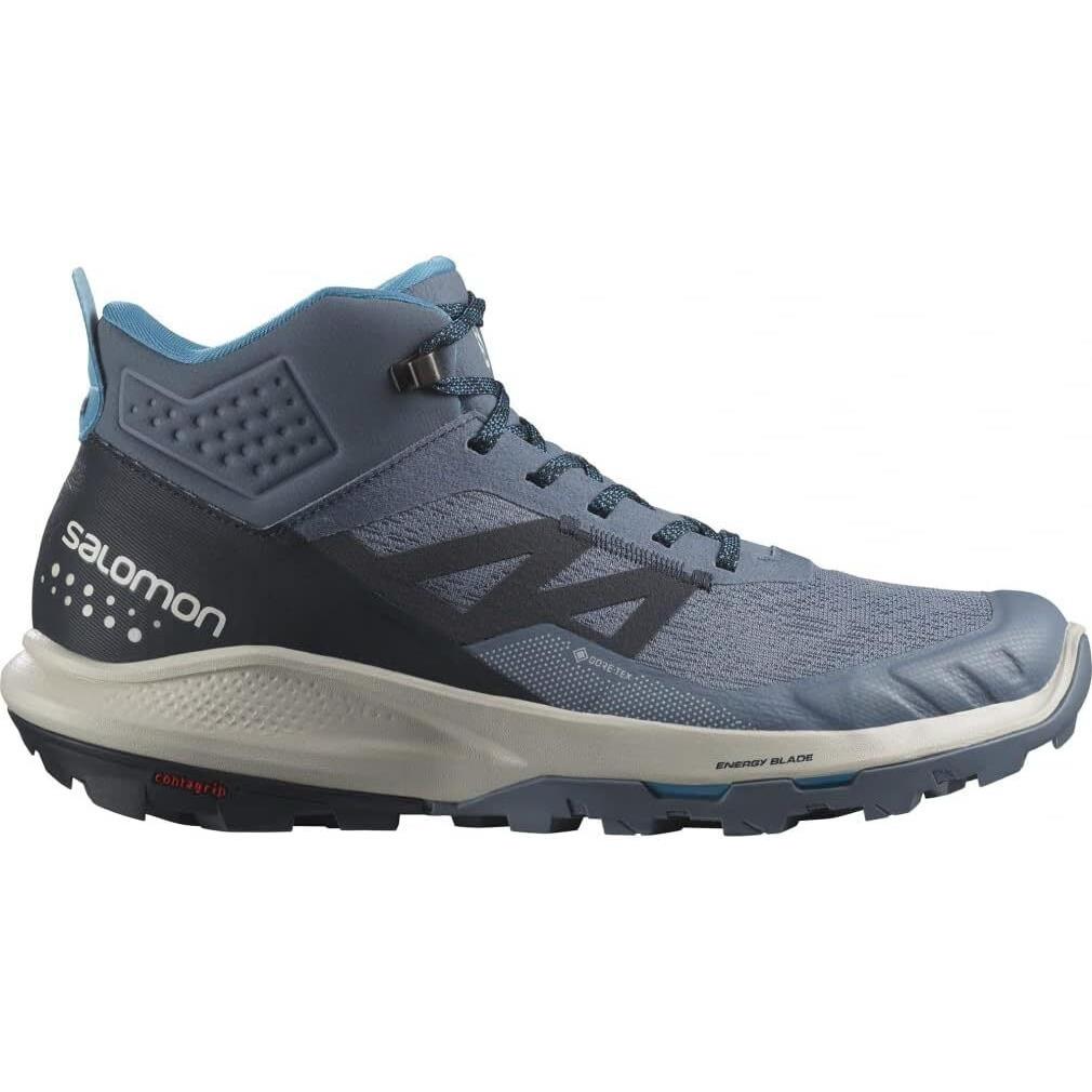 Salomon Men`s Outpulse Mid Gtx Hiking Shoe China Blue/carbon 10.5