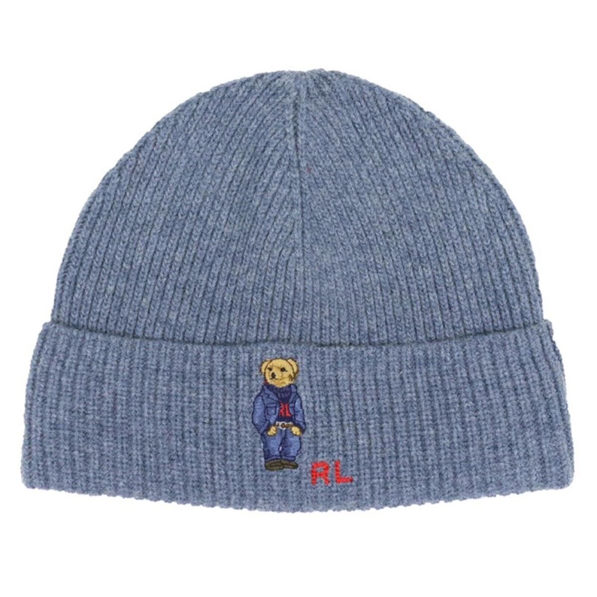 Polo Ralph Lauren Polo Bear Stocking Cap Hat Watch Cap Beanie - Steel Blue