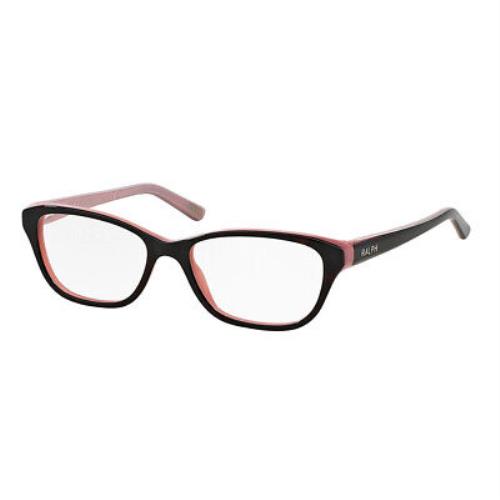 Ralph Lauren RA 7020 599 Shiny Dark Havana on Pink Plastic Eyeglasses 52mm