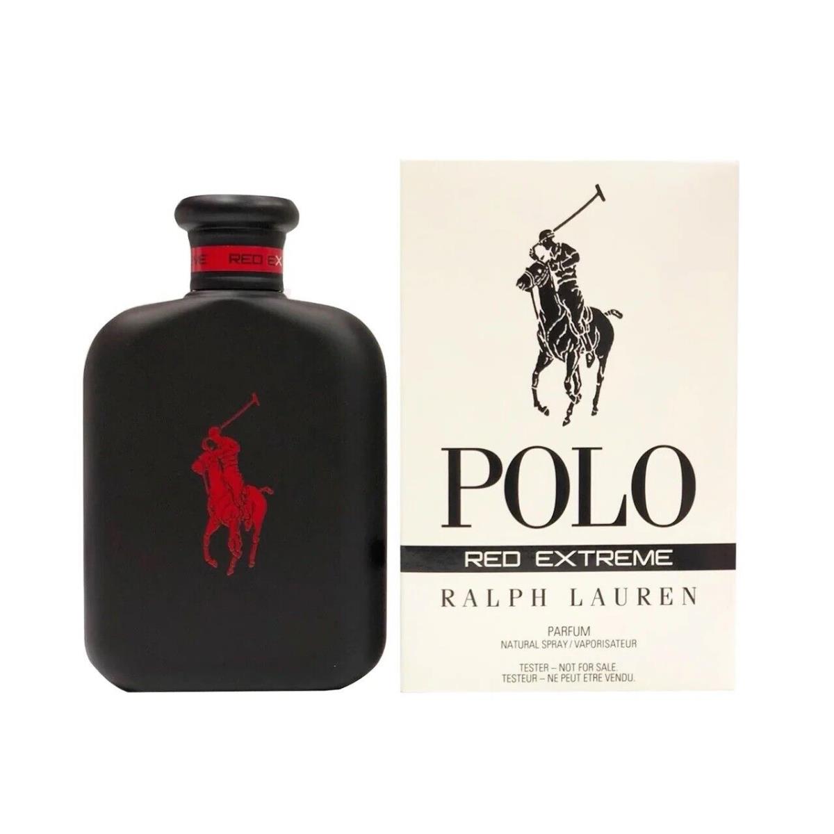 Tster Men Ralph Lauren Polo Red Extreme 4.2 Oz / 125 ML Parfum Spray