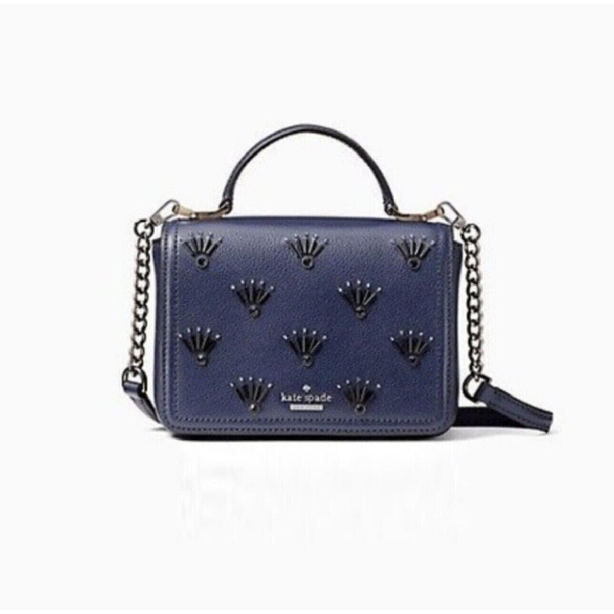 Kate Spade Patterson Drive Maisie Embellished Navy Crossbody Bag