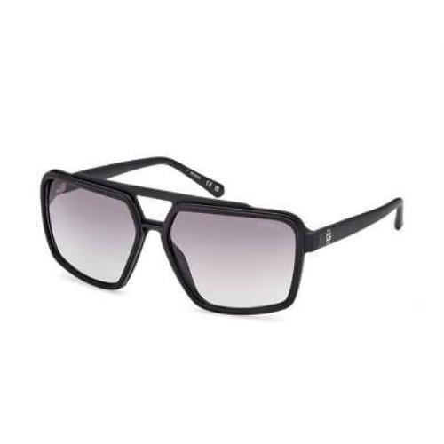 Guess GU00076-02B-61 Matte Black Sunglasses
