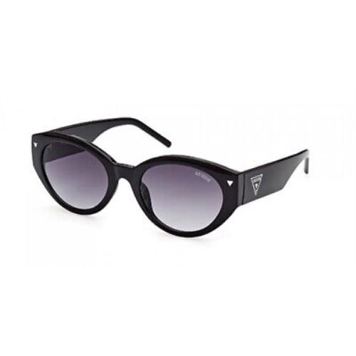 Guess GU8249-01B-55 Shiny Black Sunglasses