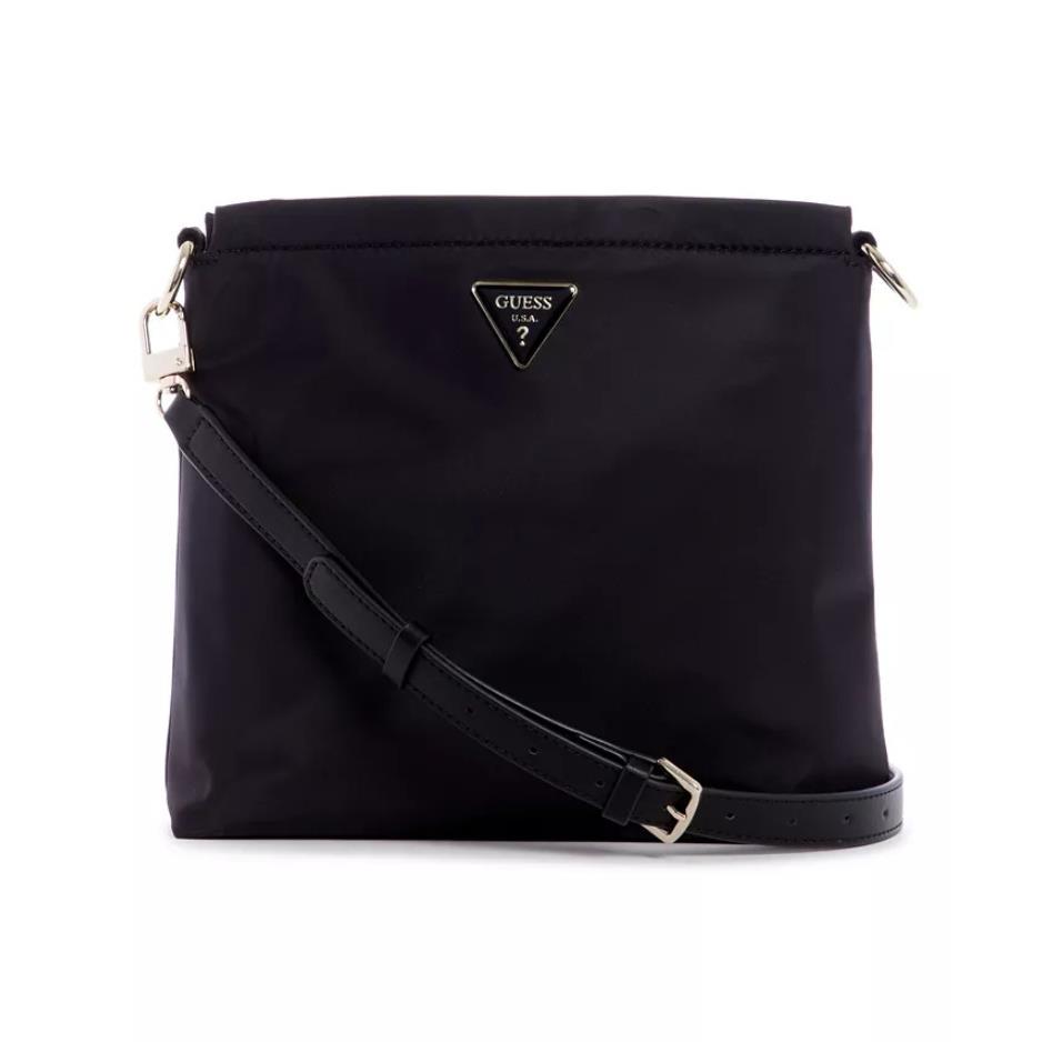 Guess Jaxi Nylon Tourist Crossbody Black Gold