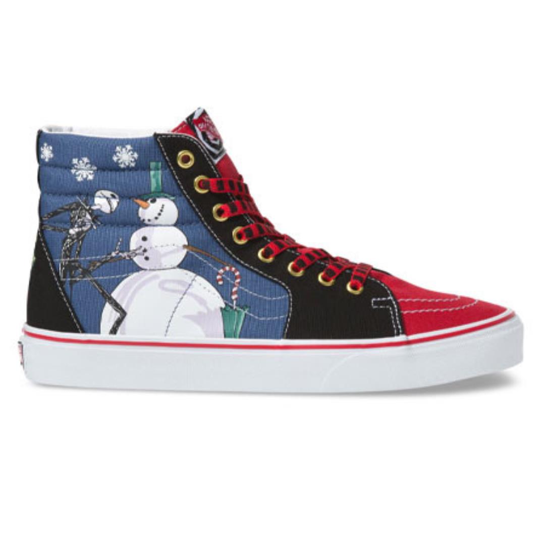 Size 6.0 Vans x Disney Nightmare Before Christmas Sk8-Hi Christmastown Shoes