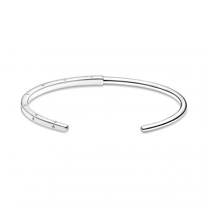 Pandora Signature I-d Bangle 599493C00 With Gift Box