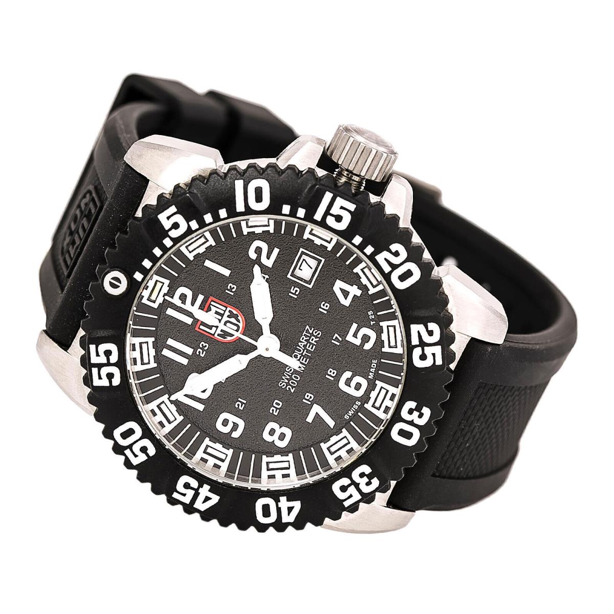 Luminox 3151 Men`s Colormark Black Dial Rubber Strap Watch