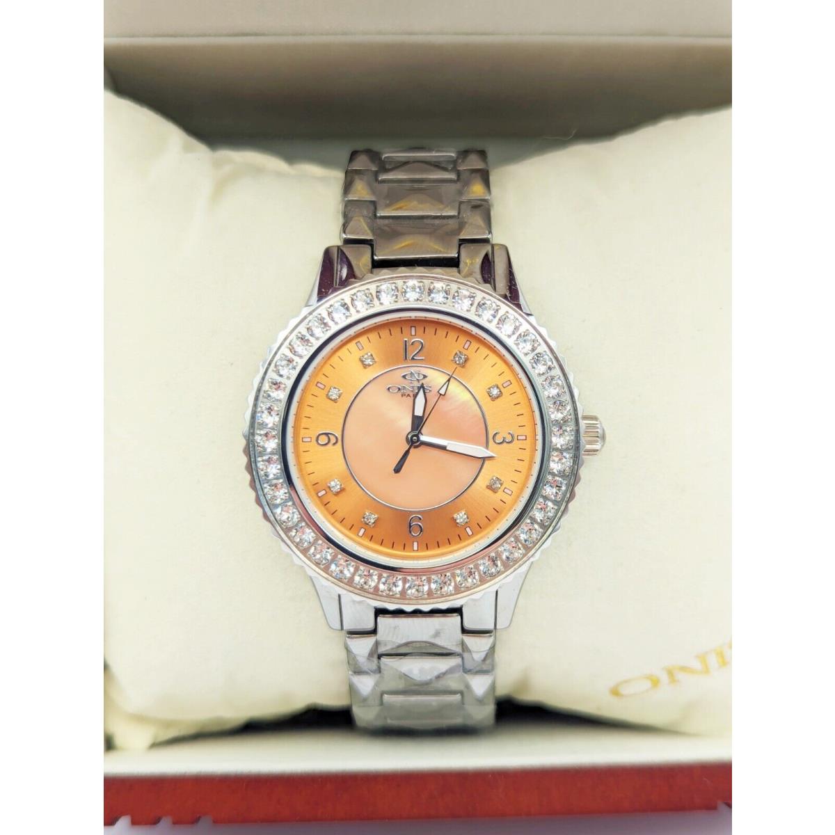 Oniss Bellissima Collection Women`s Watch Crystal Quartz Keeps Time
