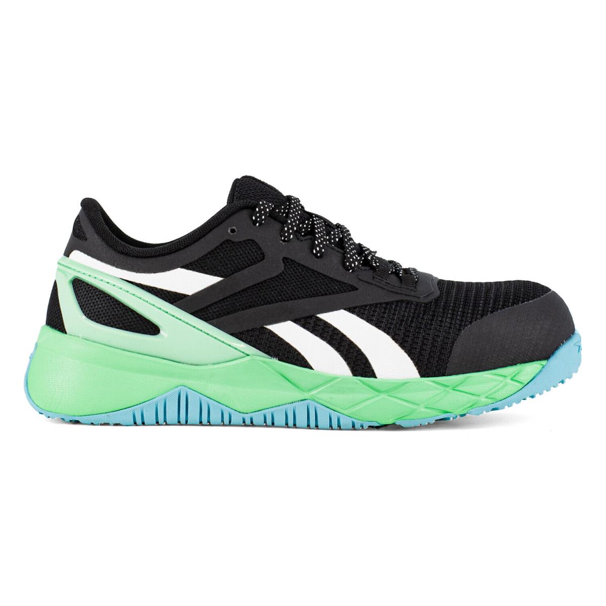 Reebok Womens Nanoflex TR Black/seafoam Mesh CT Athletic Work Shoes - Black/Seafoam