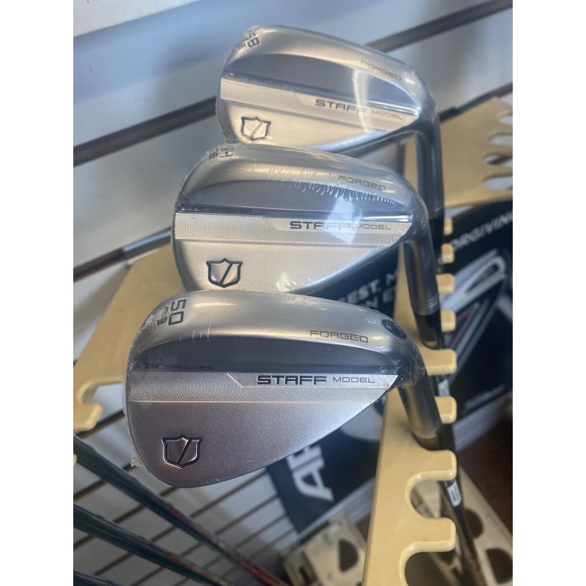 Wilson 2024 Staff Forged 50 54 58 Degree Wedge Set