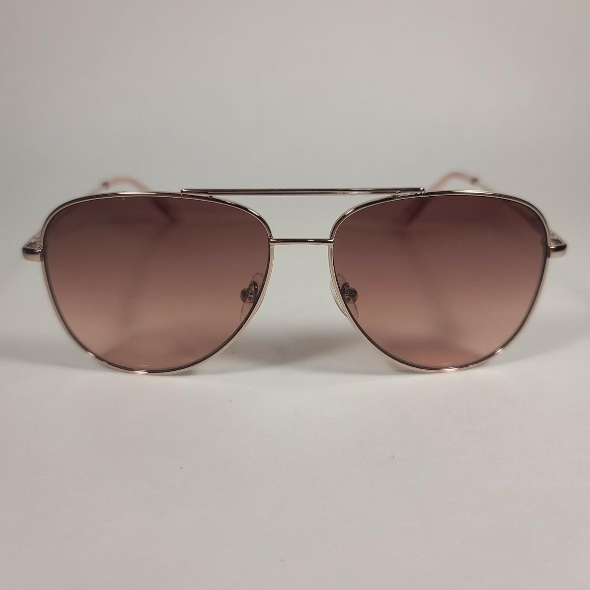 Calvin Klein Aviator Pilot Sunglasses CK19133S 780 Rose Gold Frame