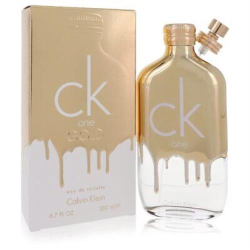 Ck One Gold by Calvin Klein Eau De Toilette Spray Unisex 6.7 oz