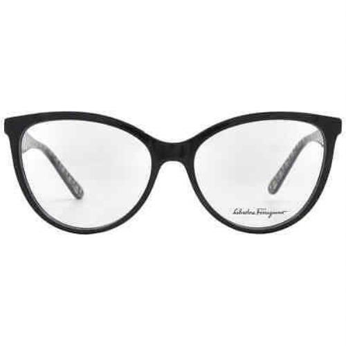Salvatore Ferragamo Demo Cat Eye Ladies Eyeglasses SF2933 001 56 SF2933 001 56