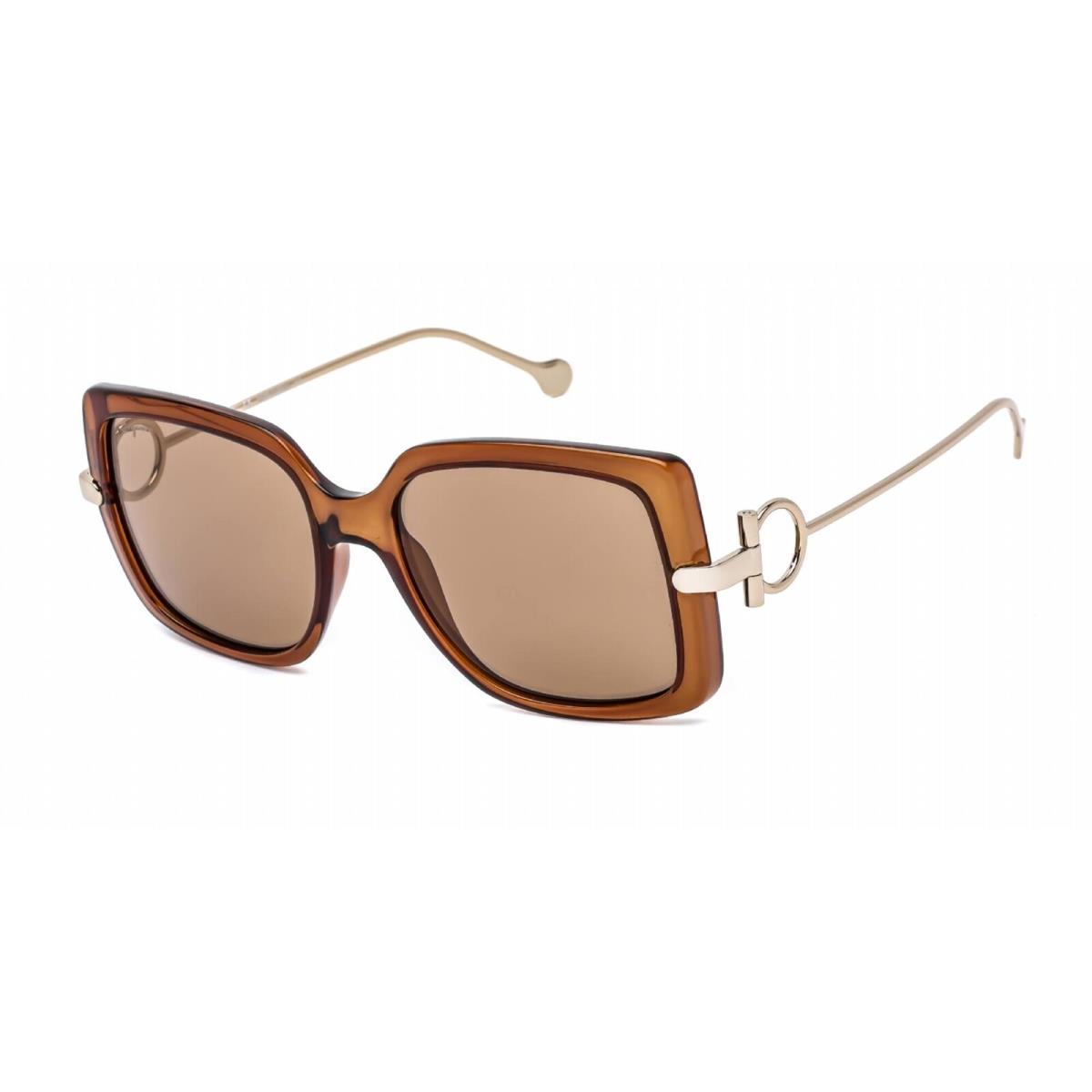 Salvatore Ferragamo Women`s Sunglasses Brown Injected Propionate SF913S 210