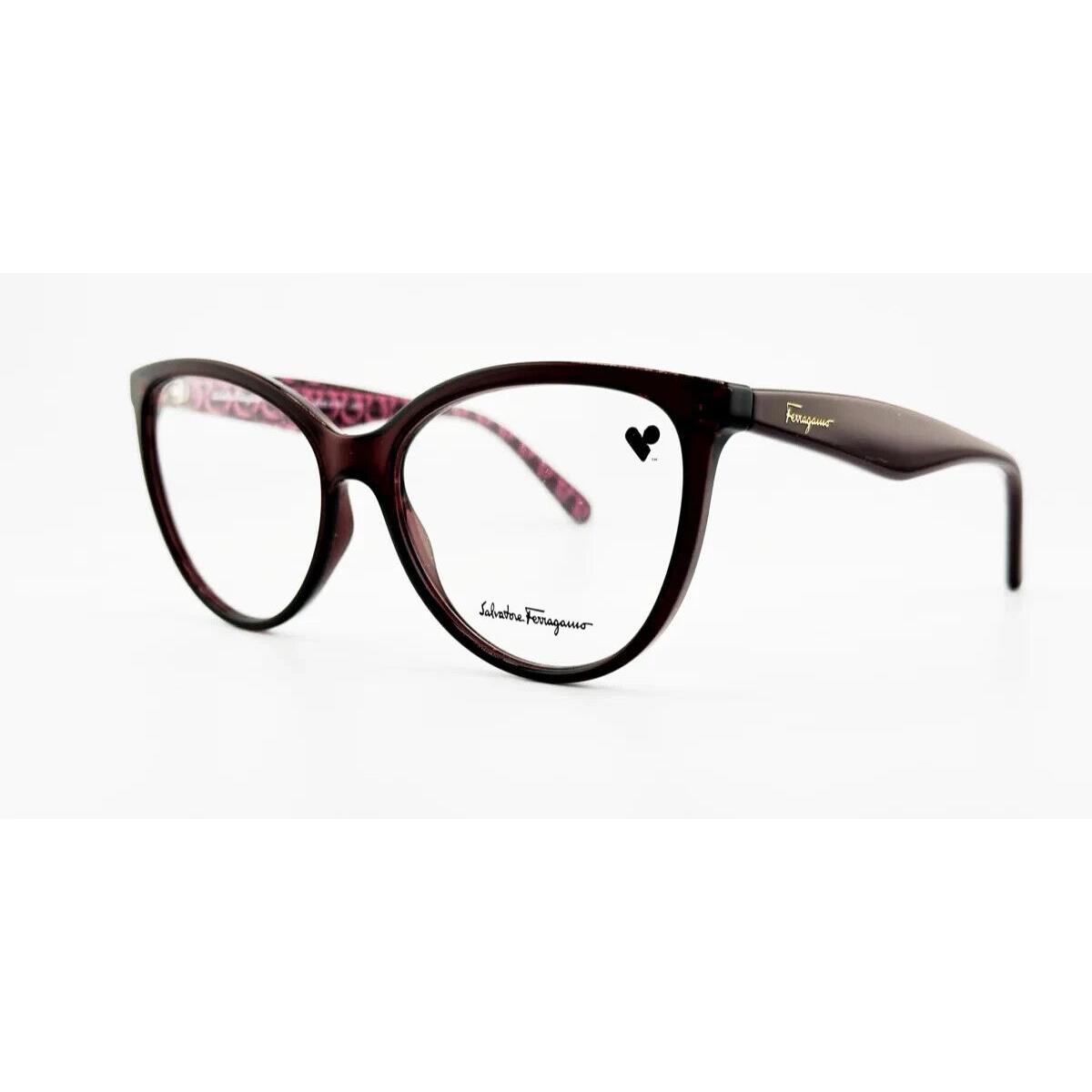 Salvatore Ferragamo SF2933 655 56mm Brown Cat Eye Eyeglasses