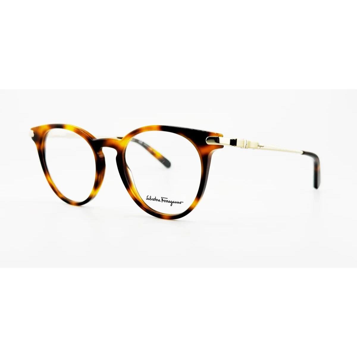 Salvatore Ferragamo SF2927 214 50mm Light Tortoise and Gold Unisex Eyeglasses