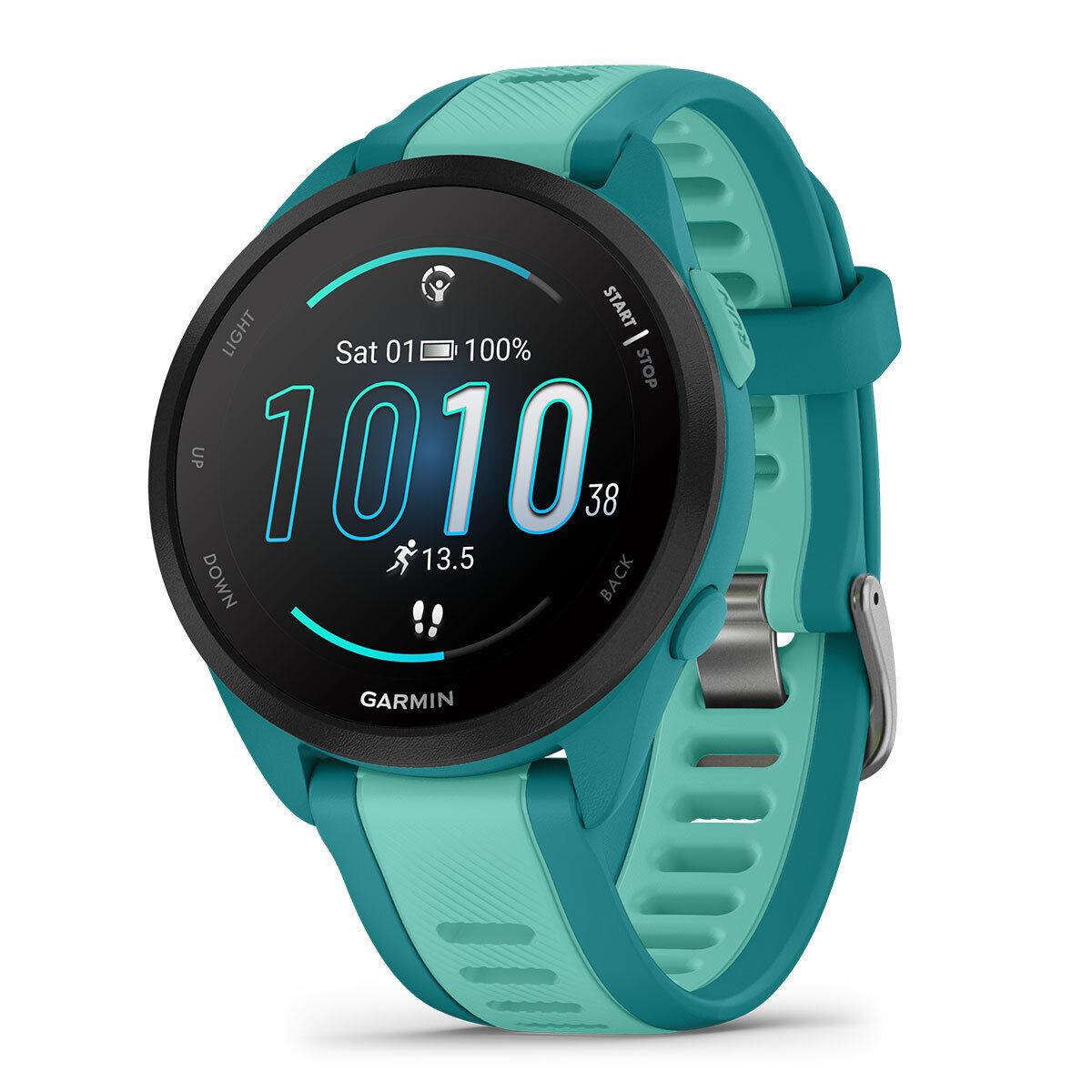 Garmin Forerunner 165/165 Music Gps Running Smartwatch Amoled Display Training - Music - Turquoise/Aqua