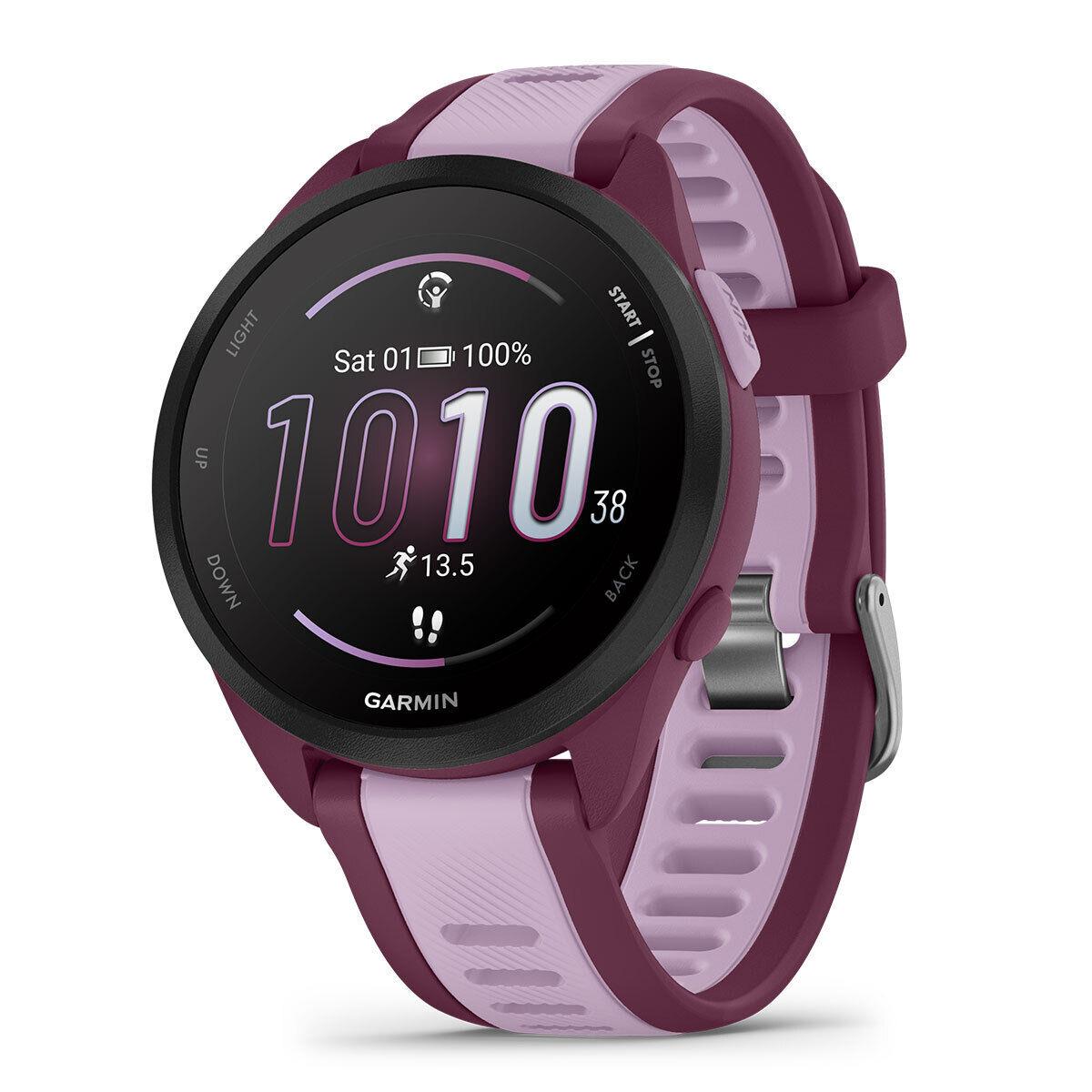 Garmin Forerunner 165/165 Music Gps Running Smartwatch Amoled Display Training Music - Berry/Lilac